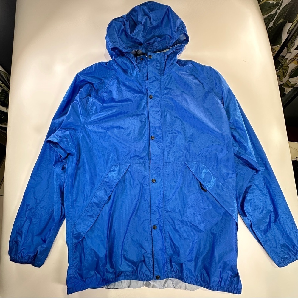 GoLite Rain Jacket Men’s XL Lightweight Hiking Shell Blue - Picture 2 of 13